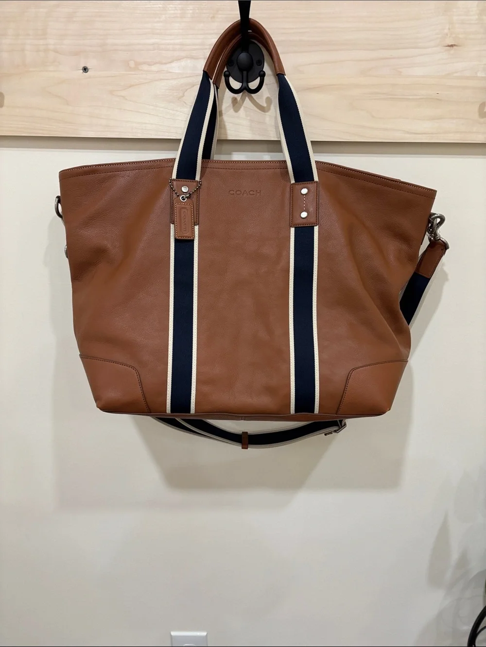 Coach leather duffel